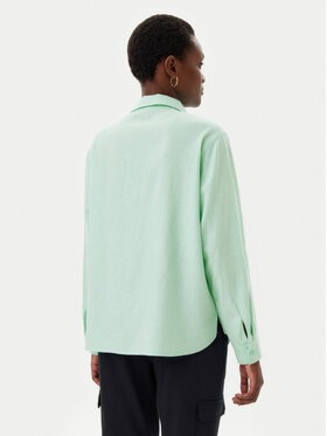 Olsen Koszula 12002119 Zielony Regular Fit