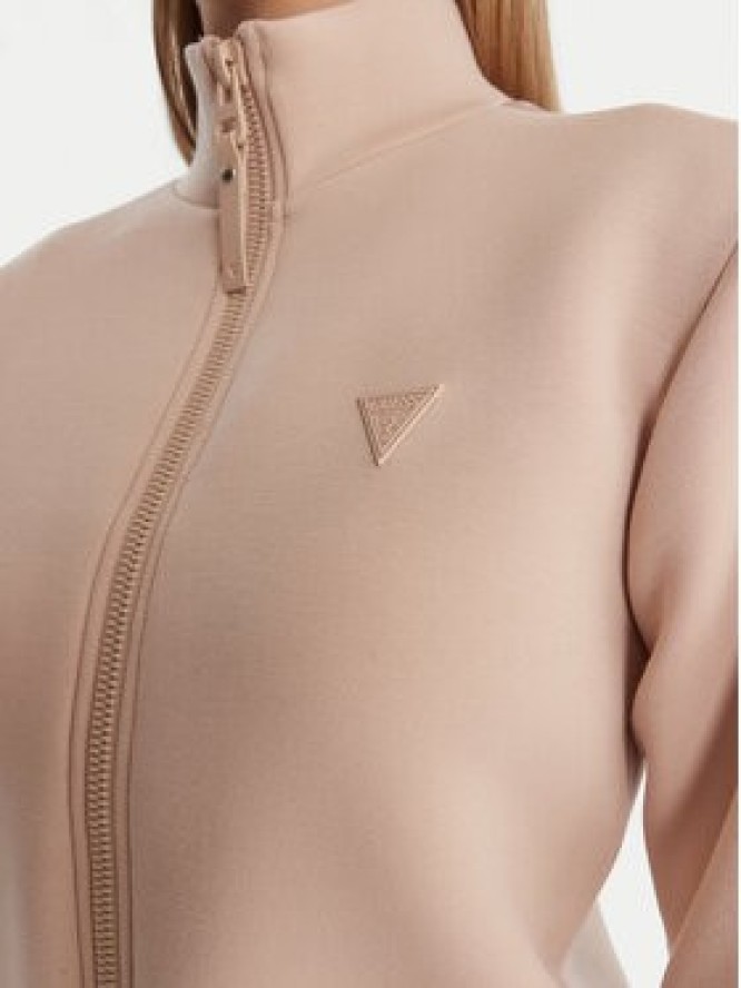 Guess Bluza V2YQ17 K7UW2 Beżowy Regular Fit