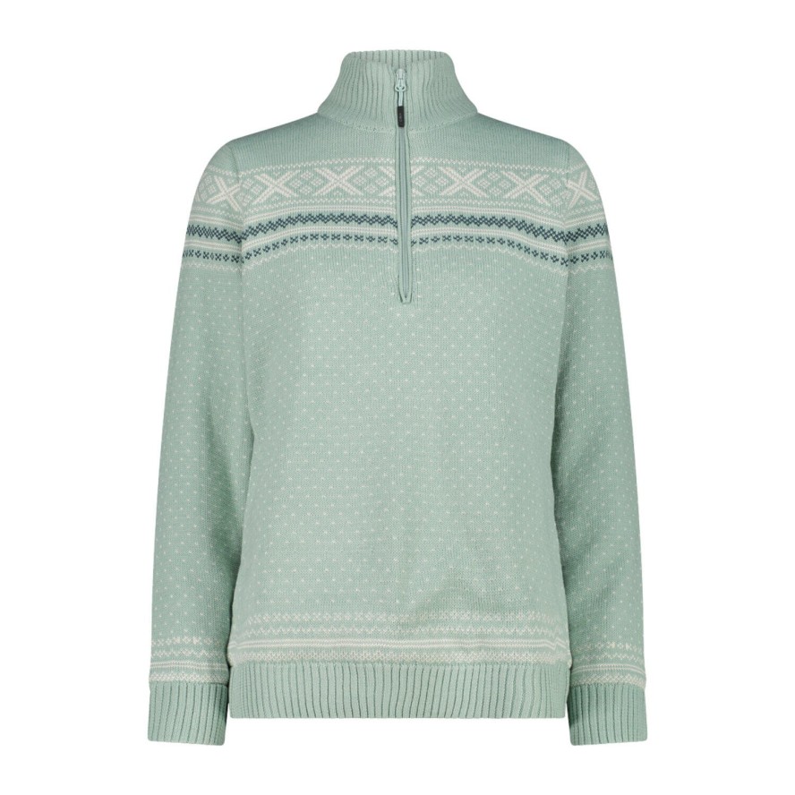 Pull 1/2 zip w dzianiny damski CMP WP