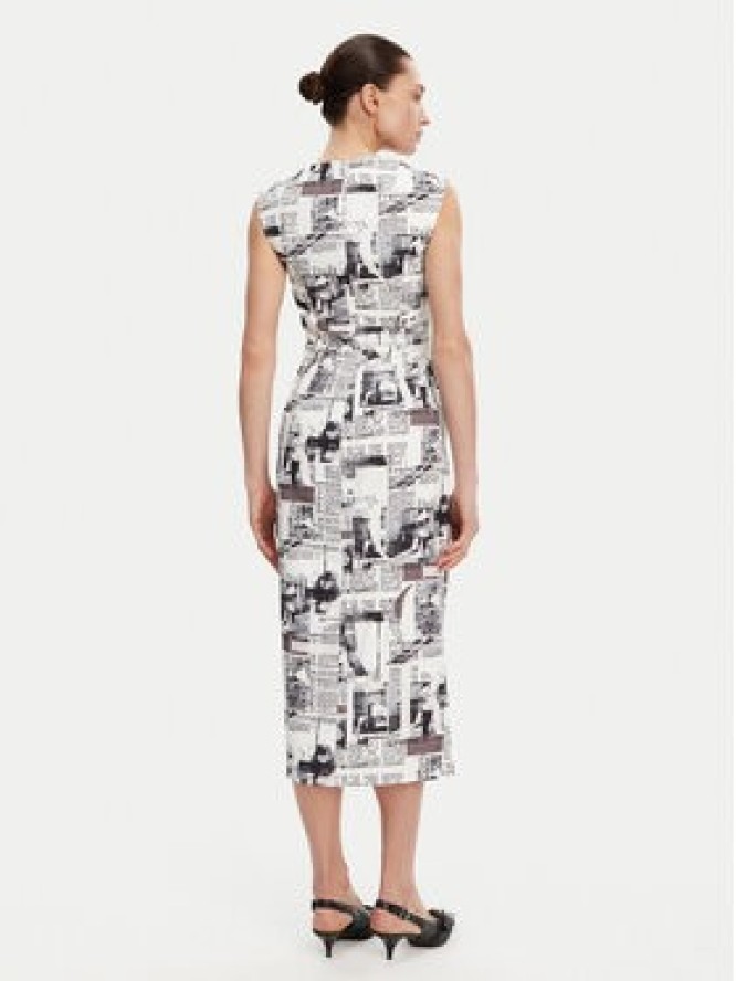 French Connection Sukienka koktajlowa 71YDQ Biały Regular Fit