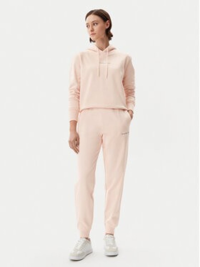 Calvin Klein Jeans Spodnie dresowe Monologo J20J225354 Różowy Slim Fit