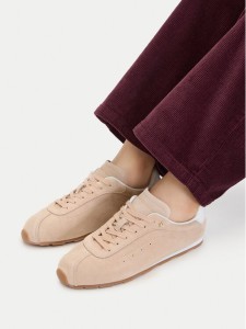 Tommy Hilfiger Sneakersy Th Bella Low Runner Suede FW0FW09189 Różowy