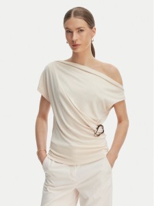 Rinascimento Bluzka CFC0128664003 Beżowy Regular Fit