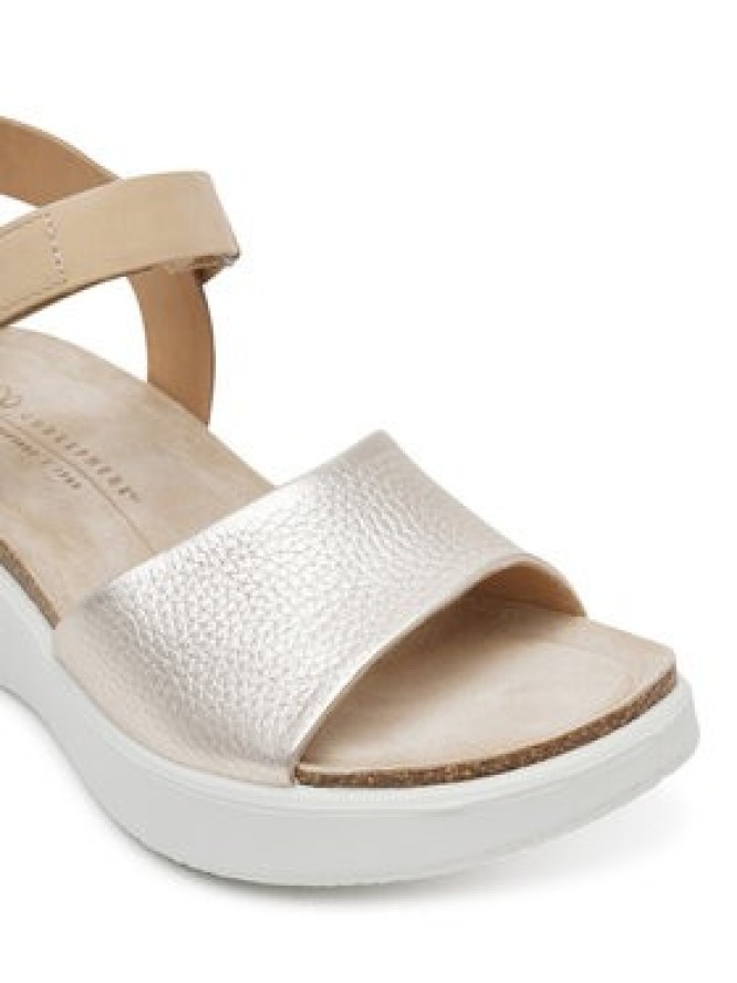 ECCO Sandały Flowt Wedge 27231360704 Złoty
