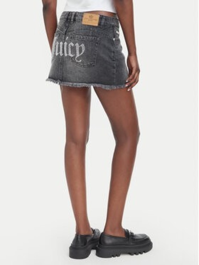 Juicy Couture Spódnica jeansowa JCDGS126958 Szary Regular Fit