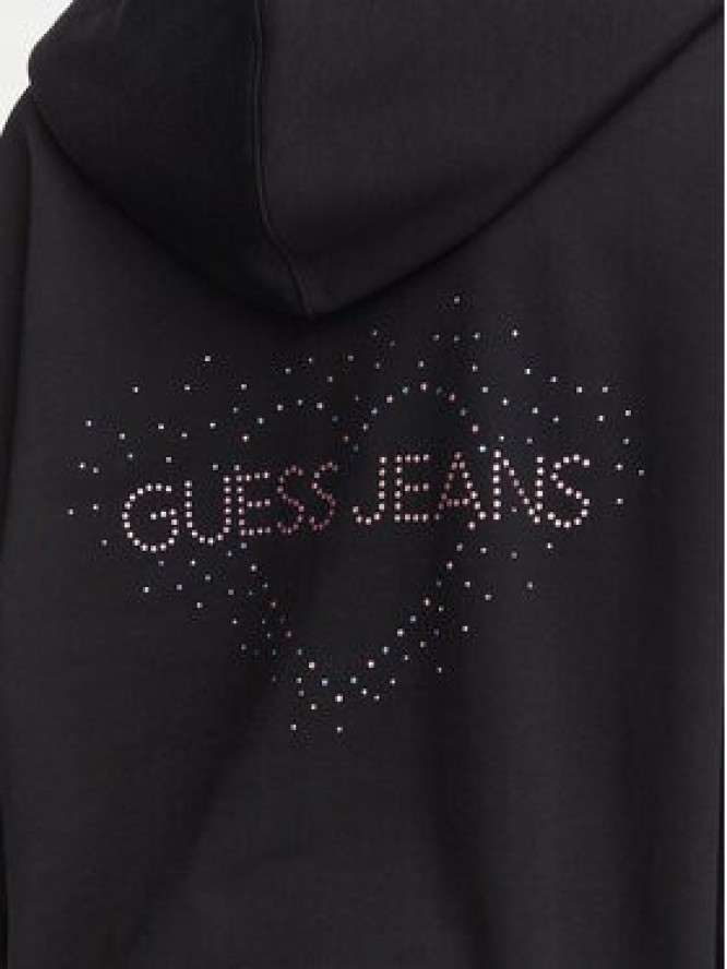 Guess Jeans Bluza W6YQ10 K3872 Czarny Oversize