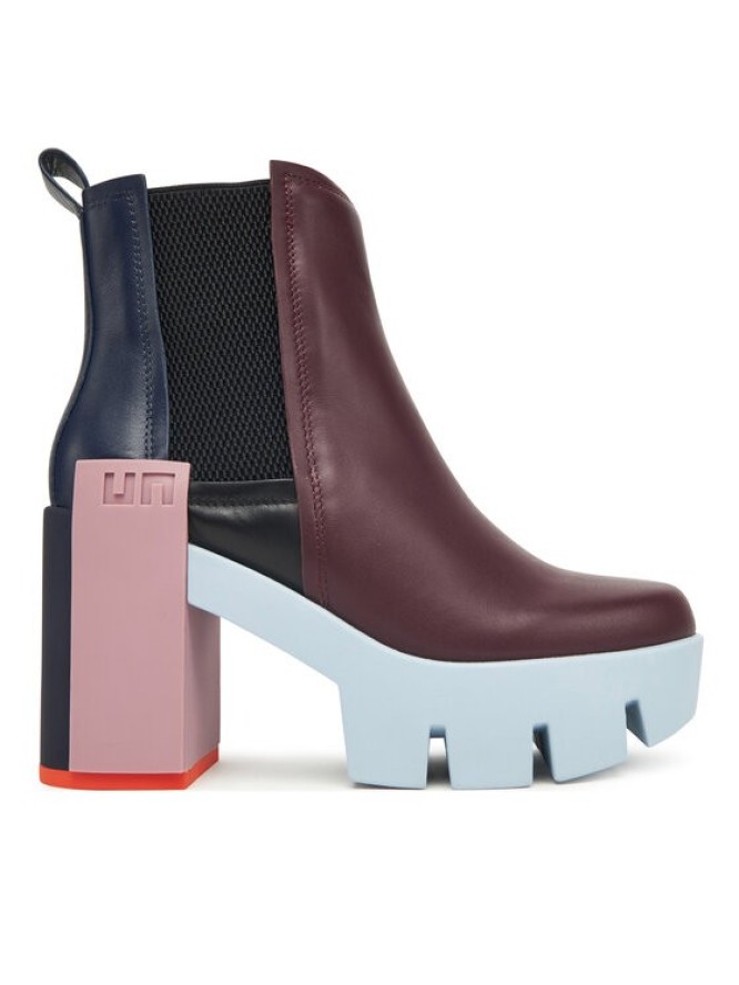 United Nude Botki Grip Chelsea Mid IV 1095992516 Bordowy