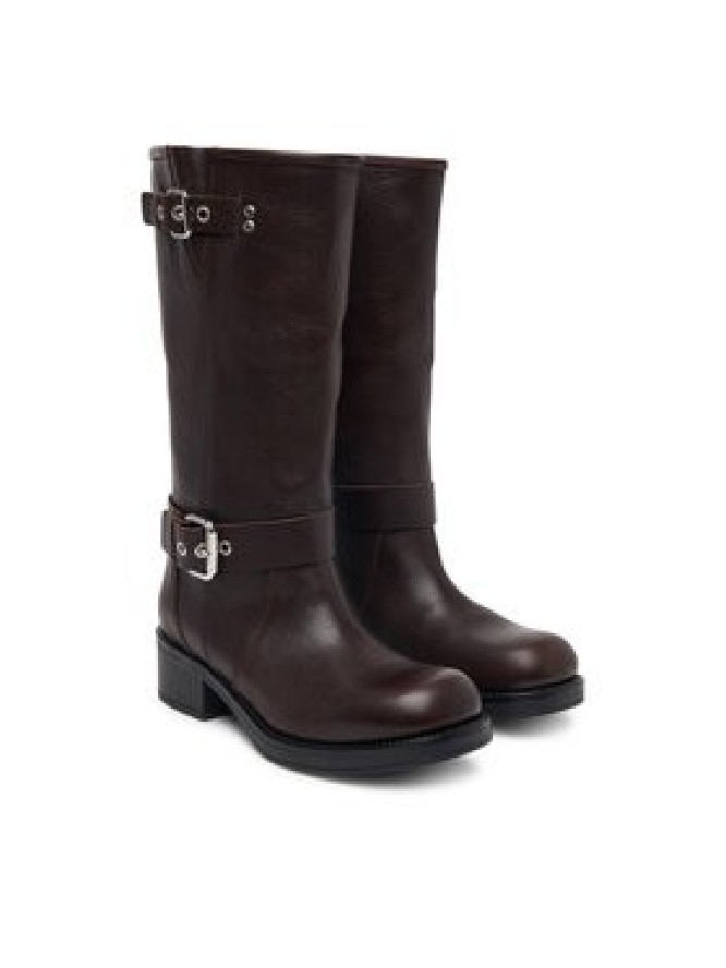 Weekend Max Mara Kozaki Addobbo 2625796034 Brązowy