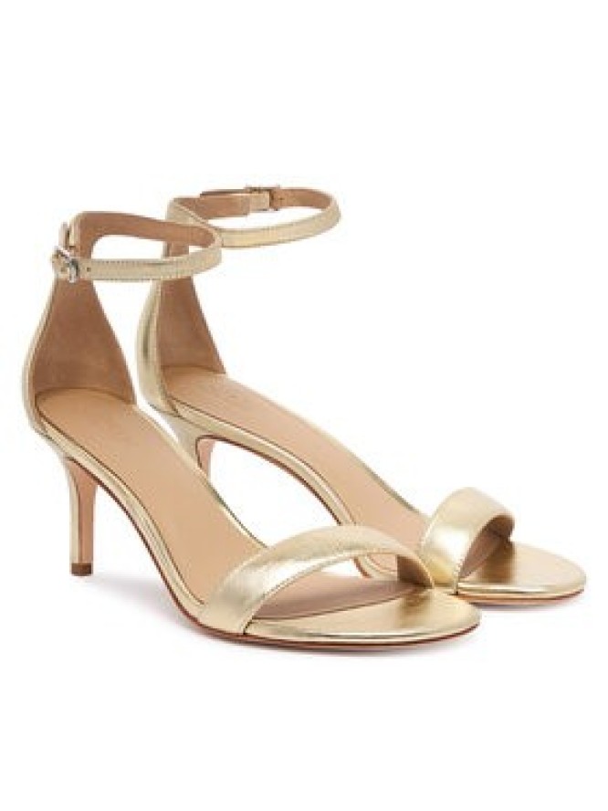 LAUREN RALPH LAUREN Sandały Allie Mid 802978207002 Złoty