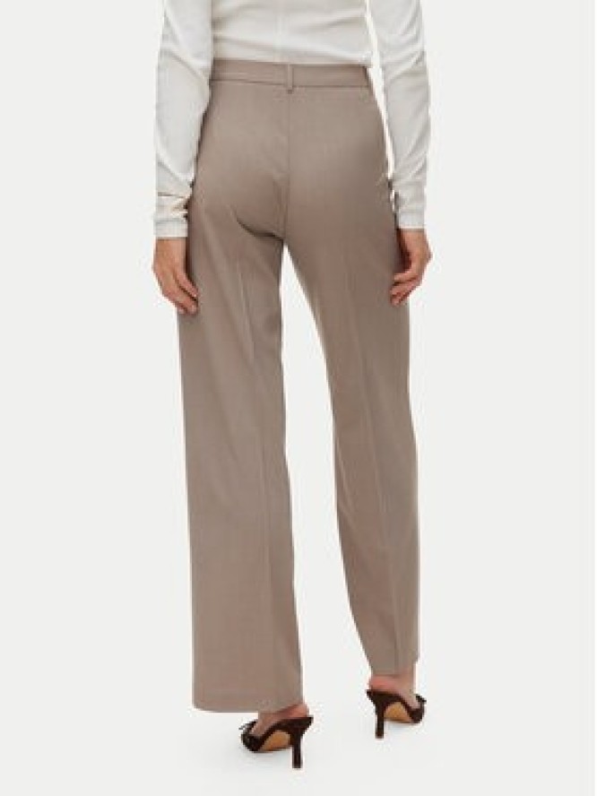 Vero Moda Spodnie materiałowe Texas 10334103 Beżowy Straight Fit