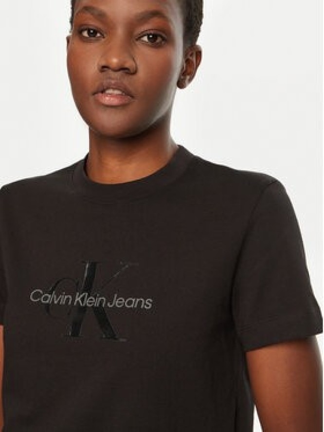 Calvin Klein Jeans T-Shirt J20J224983 Czarny Regular Fit