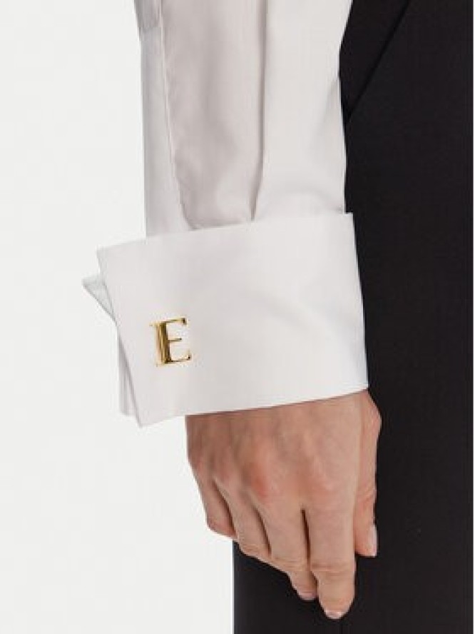 Elisabetta Franchi Koszula re Biały Regular Fit