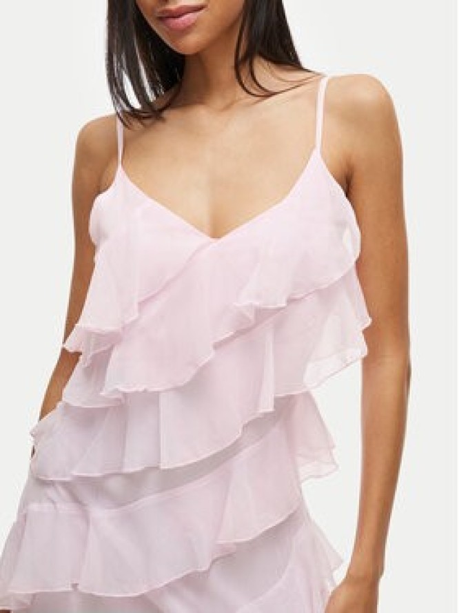 Vila Sukienka koktajlowa Luna 14109420 Różowy Regular Fit