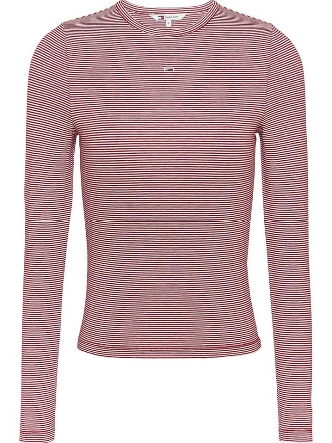 TOMMY JEANS Koszulka w kolorze szaroróżowym rozmiar: S