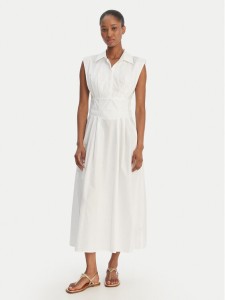 Guess Sukienka codzienna W6GKA0 W2353 Biały Regular Fit