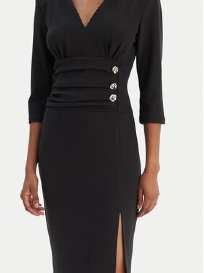 Rinascimento Sukienka koktajlowa CFC0020161002 Czarny Slim Fit