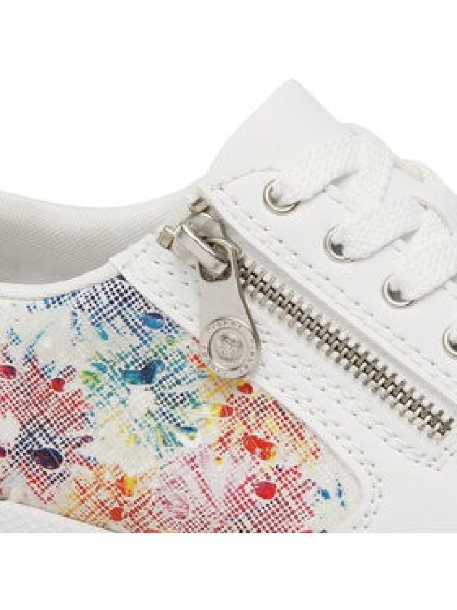 Rieker Sneakersy N1112-90 Biały