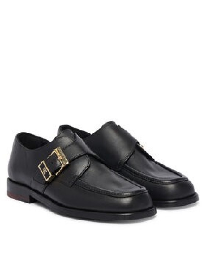 Tommy Hilfiger Półbuty Th Buckle Moc Toe Loafers FW0FW09536 Czarny