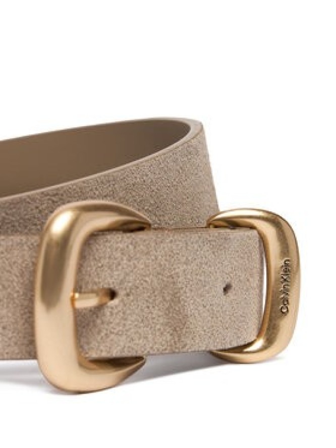 Calvin Klein Pasek Damski 2Piece Suede Strap 25Mm LV04F7065G Beżowy