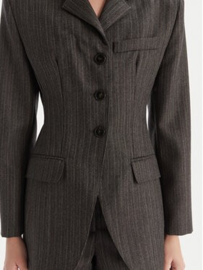 Marella Marynarka Essenza 2523046052 Brązowy Slim Fit