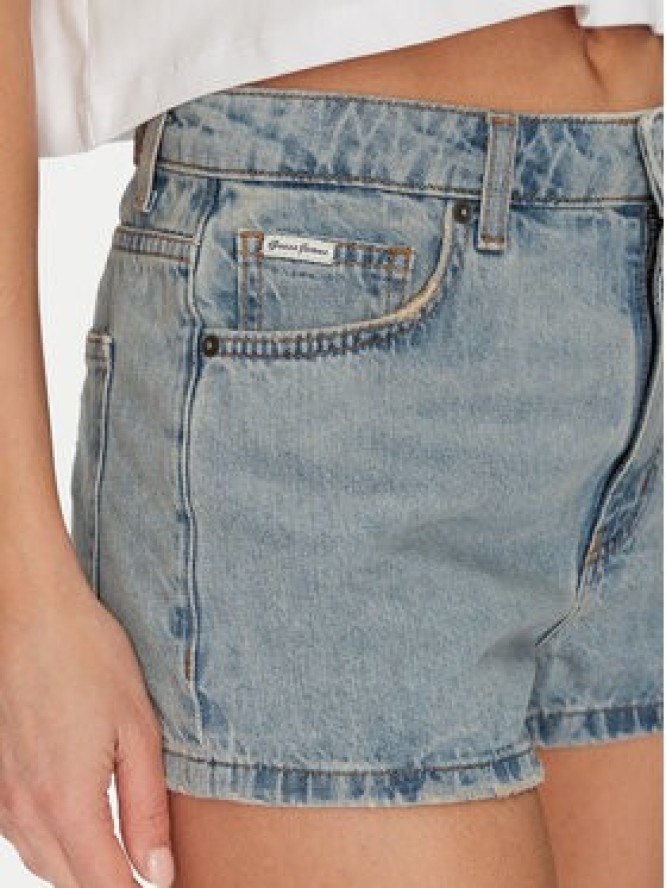Guess Szorty jeansowe W5GD0Y D5O14 Niebieski Regular Fit