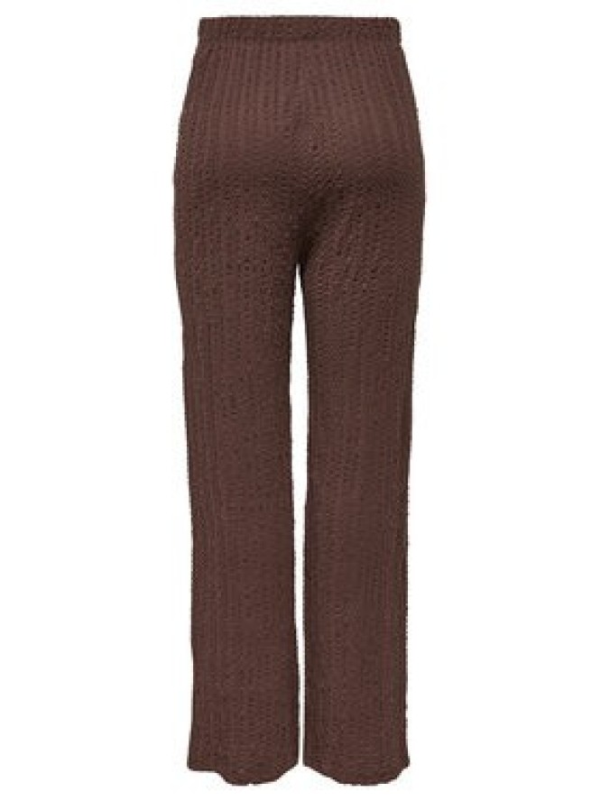 ONLY Spodnie materiałowe Ella 15368471 Brązowy Wide Leg
