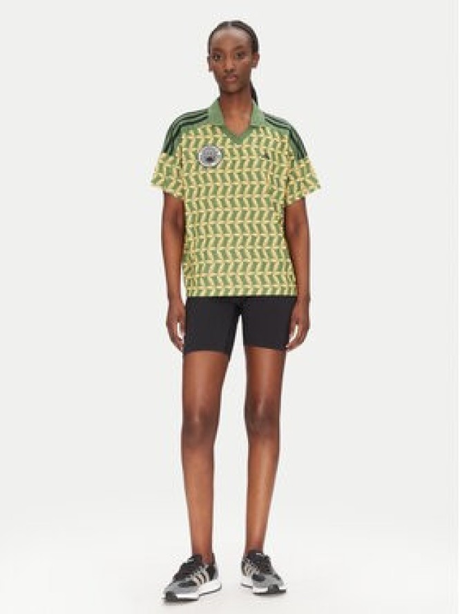 adidas T-Shirt FARM Rio JD6302 Zielony Loose Fit