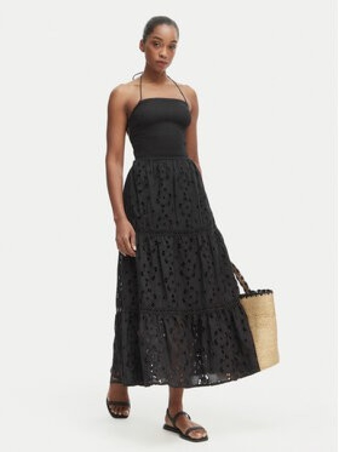 Iconique Sukienka letnia Sirya IC26-007 Czarny Regular Fit