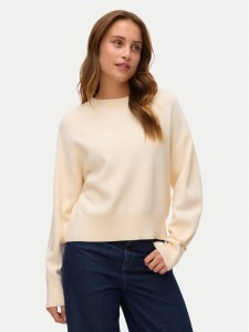 Vero Moda Sweter Gold Art 10332206 Beżowy Regular Fit
