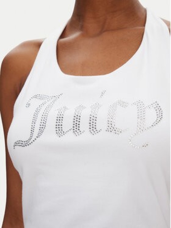 Juicy Couture Top Tied JCWCT125306 Biały Slim Fit