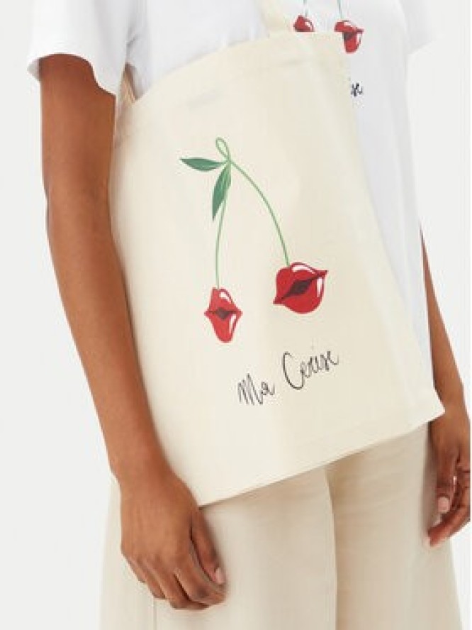 Marella T-Shirt Cappero 2515971052 Biały Regular Fit