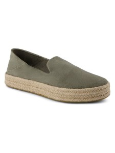 TOMS Skórzane espadryle w kolorze khaki rozmiar: 40