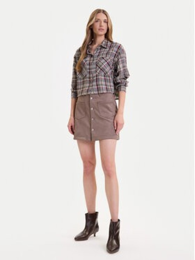 ONLY Koszula Riley 15351443 Szary Regular Fit