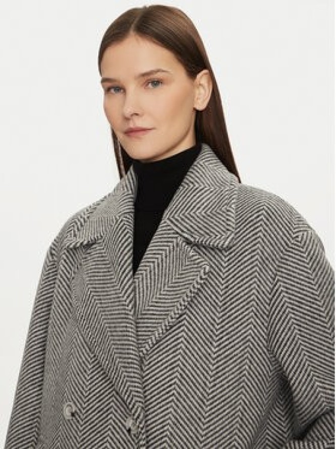 Imperial Płaszcz przejściowy KI54IBT Szary Relaxed Fit