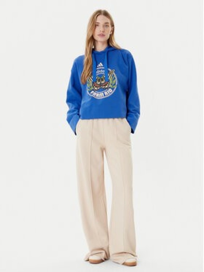 adidas Bluza Farm JL8608 Niebieski Loose Fit