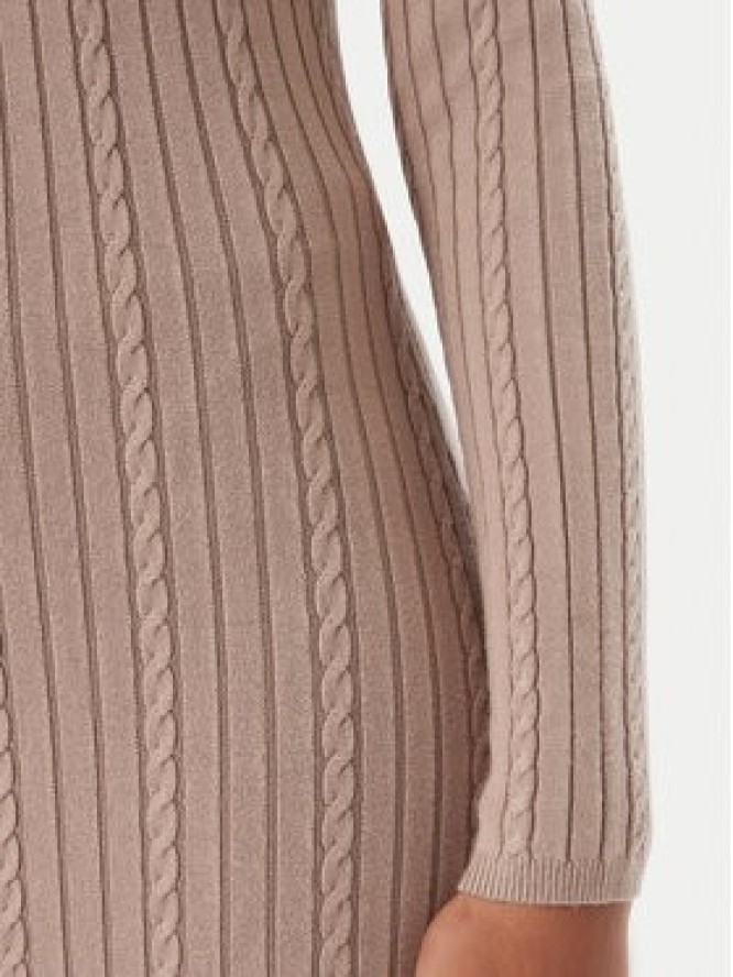 Guess Sukienka dzianinowa W6RK01 Z2YJ2 Beżowy Regular Fit
