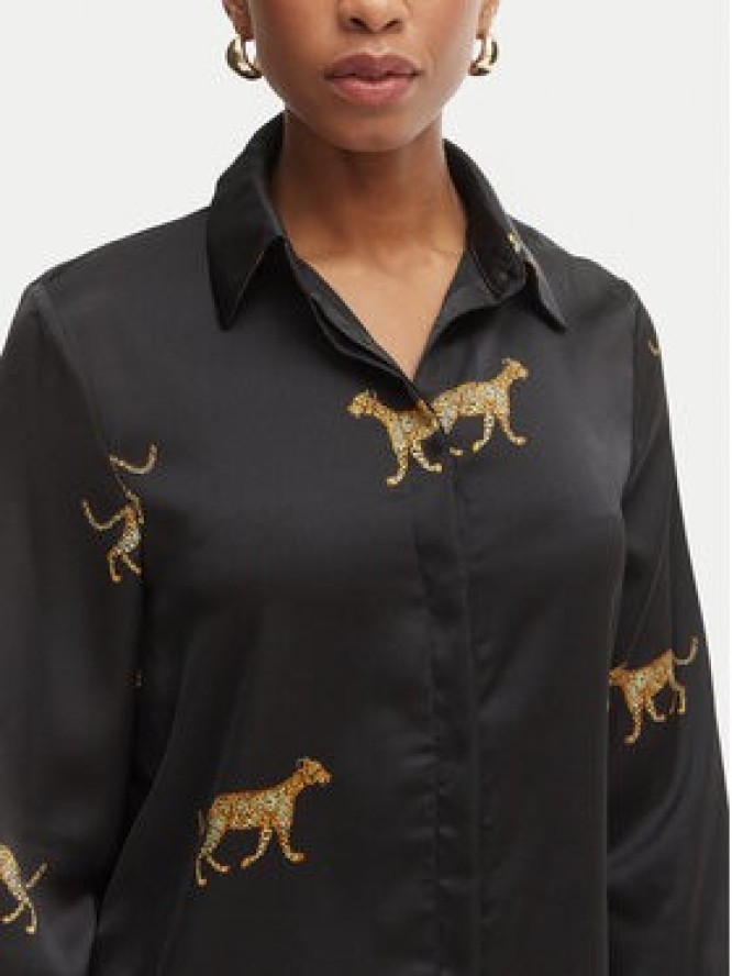 LOLA CASADEMUNT Koszula LS2615051 Czarny Regular Fit