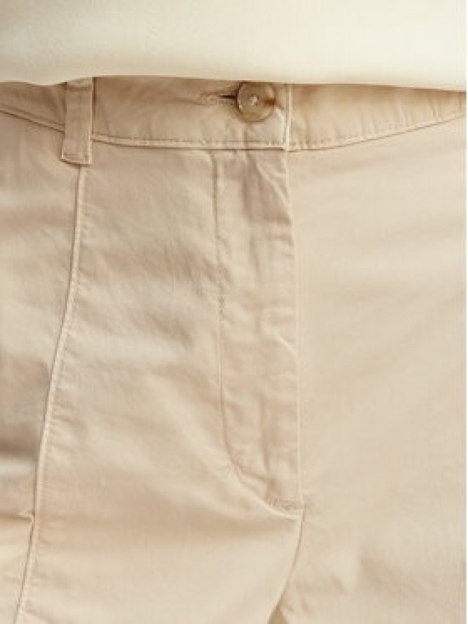 BOSS Szorty materiałowe C Tanessa-D 50556391 Beżowy Regular Fit