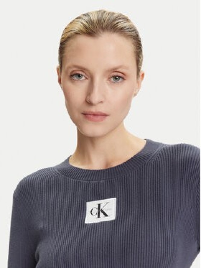 Calvin Klein Jeans Sukienka codzienna LV047D307G Granatowy Slim Fit