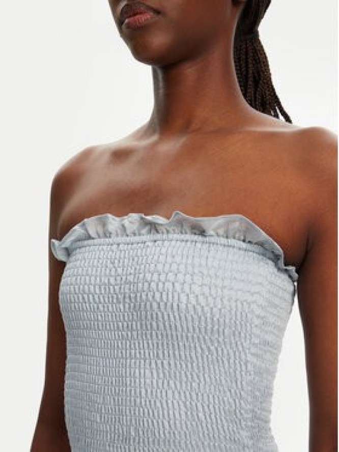 Eleh Sukienka wieczorowa ESS250137 Błękitny Regular Fit