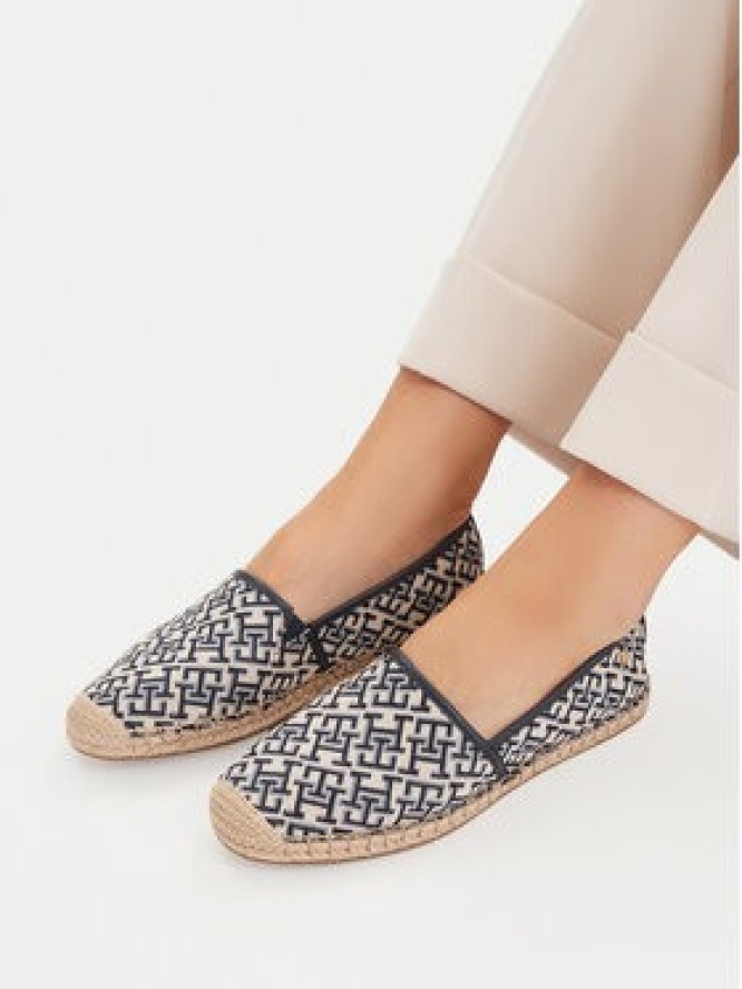 Tommy Hilfiger Espadryle Th Monogram Jacquard FW0FW09501 Brązowy