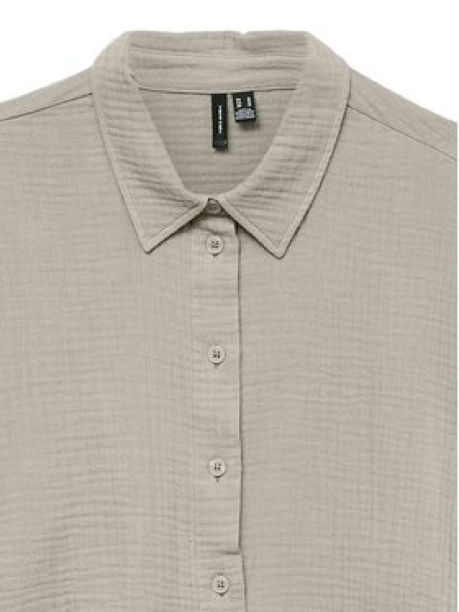 Vero Moda Koszula Natali 10279685 Beżowy Standard Fit