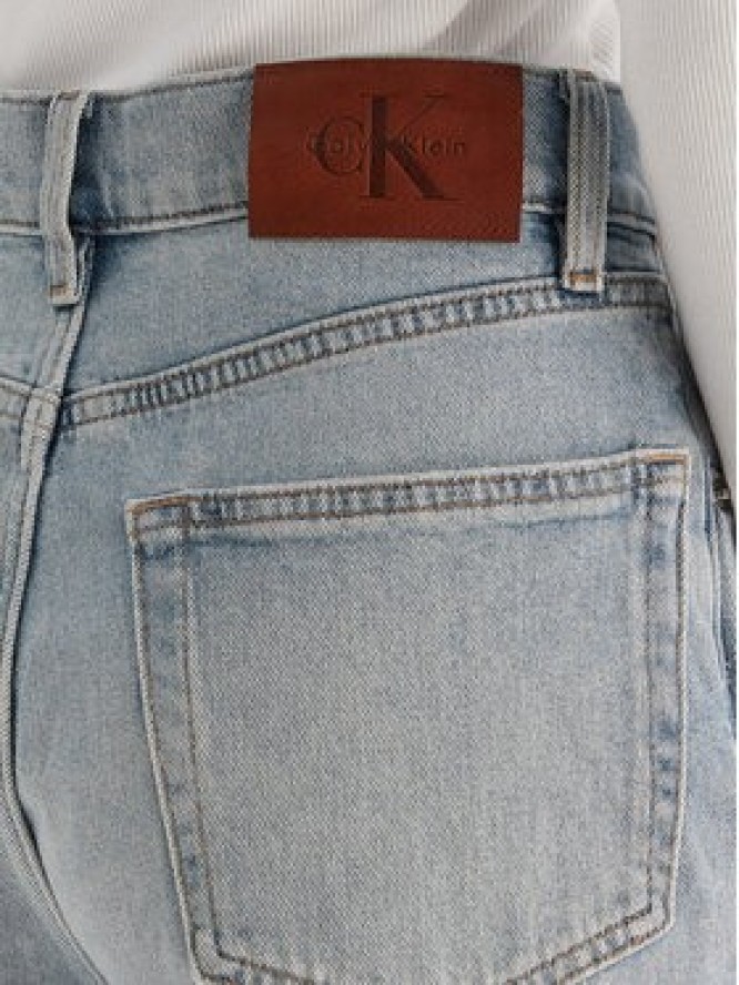 Calvin Klein Jeans Jeansy New Mom Jean Bowery Destroyed LV047D722G Niebieski Mom Fit