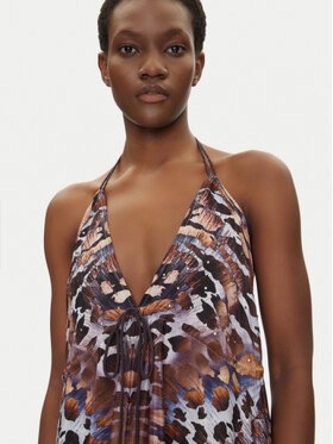 Iconique Sukienka letnia IC25-140 Kolorowy Relaxed Fit