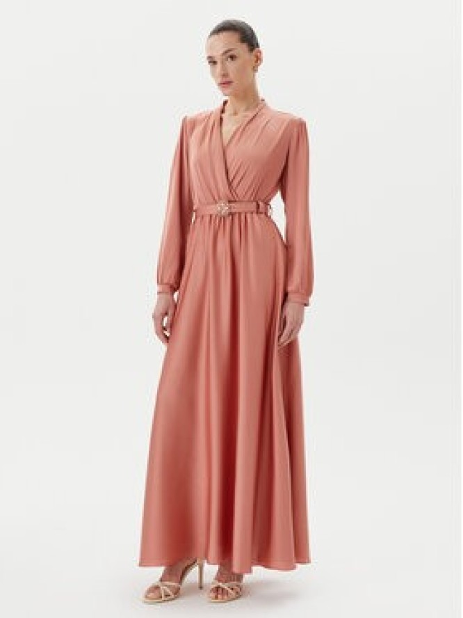 Rinascimento Sukienka wieczorowa CFC0123670003 Różowy Regular Fit