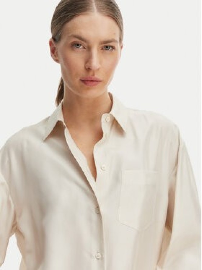 Weekend Max Mara Koszula Ebbri 2615191012 Écru Regular Fit