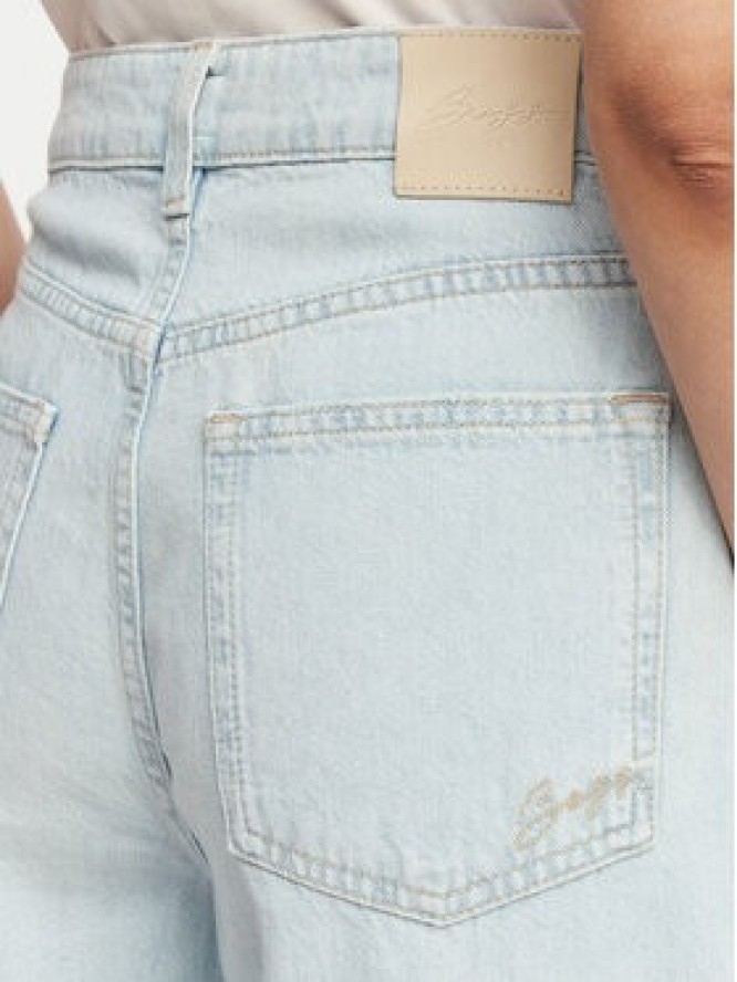 BOSS Jeansy C Marlene Crop 50558703 Niebieski Straight Fit