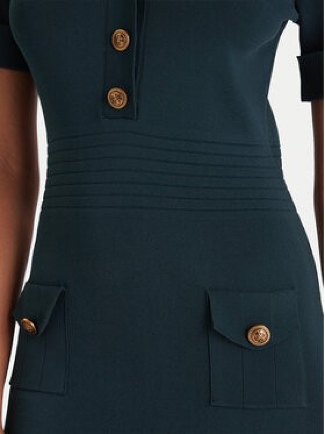 Guess Sukienka dzianinowa W5YK29 Z0130 Zielony Slim Fit