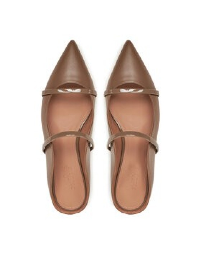 MALONE SOULIERS Klapki Maureen Flat 328 Brązowy