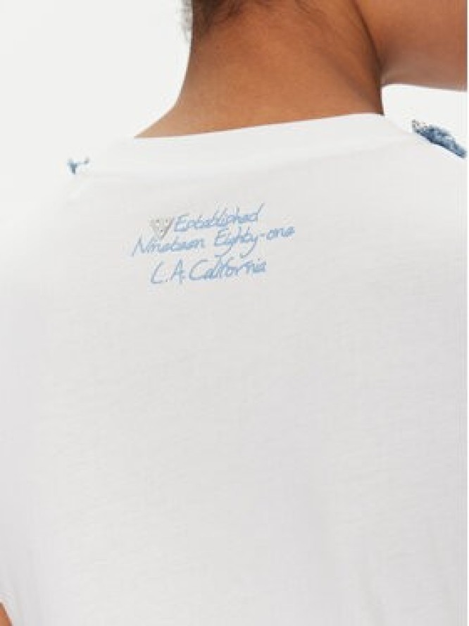 Guess T-Shirt W5GI03 I3Z14 Biały Regular Fit